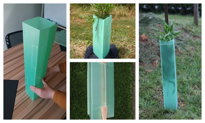 Corrugated Plastic Tree Guards Corrugated Plastic Tree Guards
