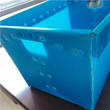 Cutii de gunoi din plastic ondulat