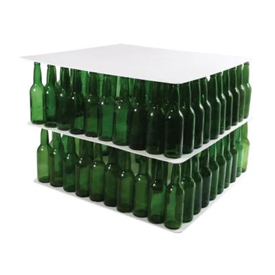 Tampă durabilă de strat din plastic ondulat