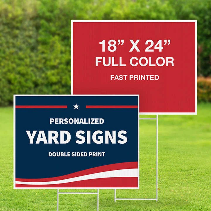 Yard Corflute Sign With Stake
